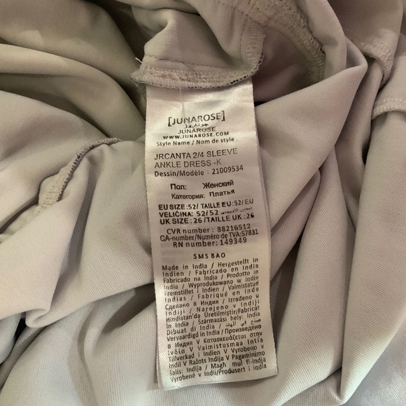 Junarose Chiffon Blue Maxi Dress Plus Size 22 - Picture 9 of 10